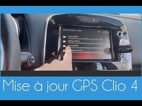 How to update the GPS maps on a Clio 4