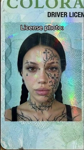 Why do driver's license photos look like this? 💀