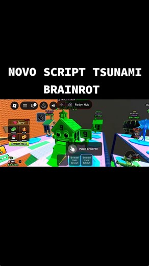 Novo script tsunami brainrot #roblox #brainrot