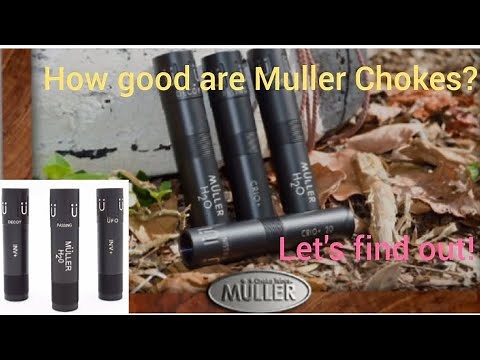 pattern testing Muller passing waterfowl choke. (surprising results).