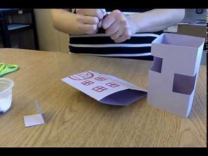 How to Build a Rectangular Prism - Elementary Art Lesson