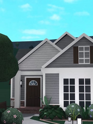 Bloxburg Suburban American Home Speedbuild