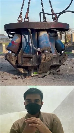 Giant Machine Crushing Concrete Pillars – So Powerful!