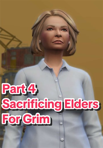 🪦 Sacrificing elders to make Grim fall in love with me in the Sims 4 #sims #sims4 #sim4tok #simschallenge #thesims4