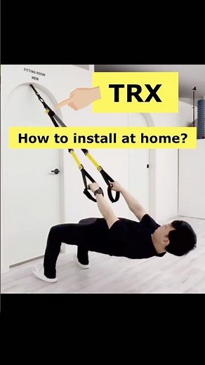 TRX Suspension Trainer | Door Anchor Installation. #trxexercises #trxtraining #suspensiontraining