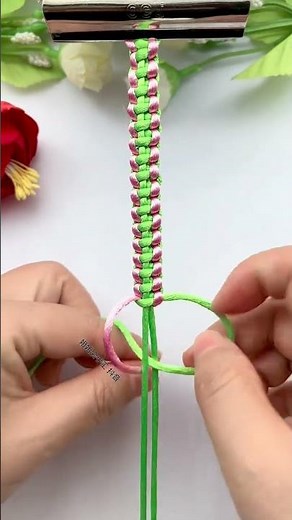 Twins, knot tutorial, rope braiding skills sharing, handmade DIY, simple braided bracelet tutori