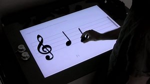 Interactive Music Table Lets You Score With Your Hands