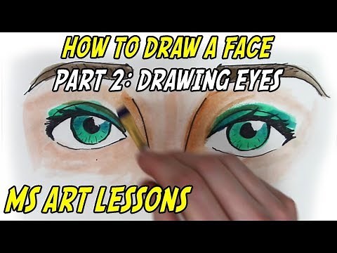 Middle School Art Lessons: How to draw a face (part 2)
