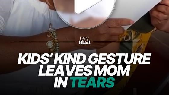 Siblings' birthday gift brings Mom to tears