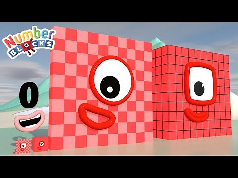 Numberblocks from 0 to BIGGEST 1,000,000 Numberblocks One Million Skip Counting