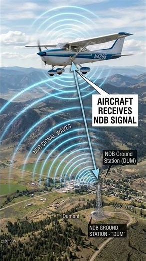 Non Directional Beacon 🚨 #aviation