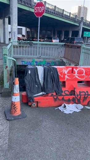 The Streets on Instagram: "Walking through a pedestrian underpass in Portland, Oregon. They have indeed been getting cleaned more regularly, probably since I started raising awareness, but they very quickly get filled again with trash and homeless and drug activity. #homeless"