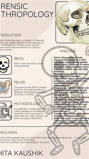 basics of forensic anthropology 🦴