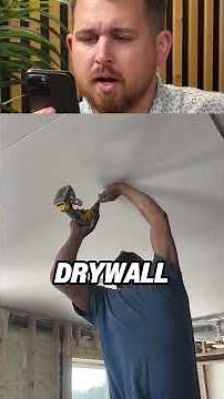 Drywall installation sometimes requires creative solutions