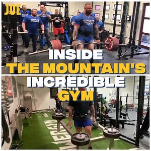 398K views · 1.1K reactions | 145kg dumbbells, 230kg atlas stones and his own brand of barbell. Hafþór Júlíus Björnsson - The Mountain's incredible gym is the dream for all fitness fanatics.  | JOE.co.uk | Facebook