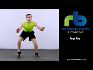 Foot Fire Exercise Demonstration by Refined Body Fitness