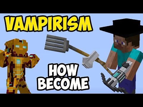 Minecraft Vampirism how to become a HUNTER (EASY)