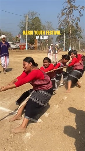 Tug of war women 🔥 🔥🔥 | Karbi Youth festival 🎉 Taralangso Karbi Anglong 🇮🇳 #shortvideo #festival