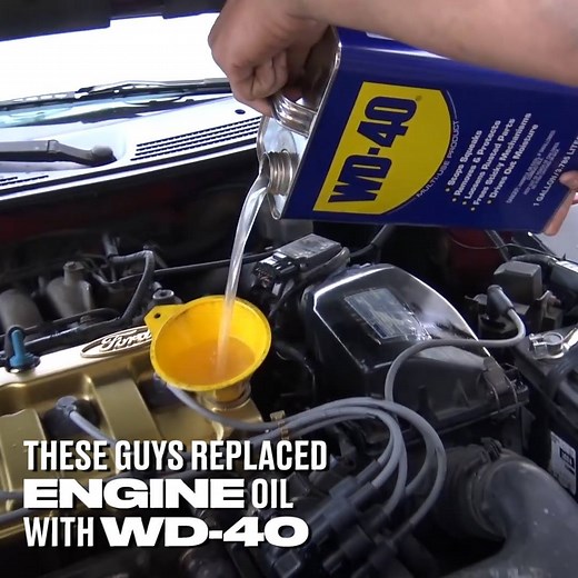 5.2M views · 15K reactions | I don't know what these lads were expecting to happen when they replaced their car's engine oil with WD-40...  Takeover NW | LADbible | Facebook