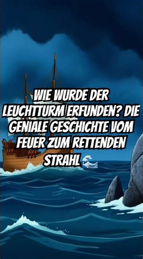 Wie wurde der Leuchtturm erfunden? Die geniale Geschichte vom Feuer zum rettenden Strahl 🌊