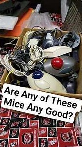 Testing Weird Old Computer Mice! #computer #tech #vintage #mouse #peripherals