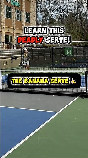 How to hit “the Banana Serve” 🍌🍌🍌