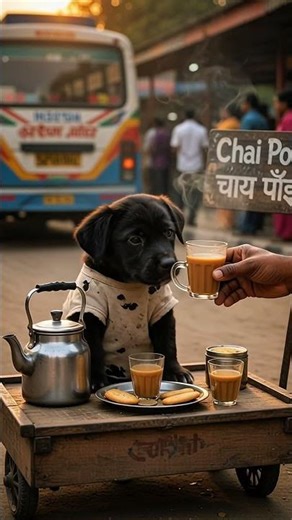 Poor Puppy studied very hard and became Doctor to support his family #shorts #dog #cutepuppy