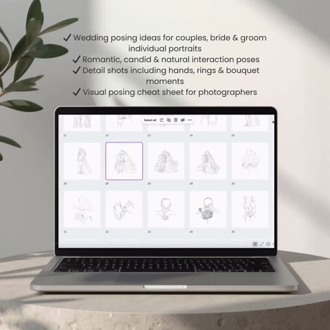 Wedding Posing Guide PDF, Bride Groom & Couple Photography, Printable Pose Cards for Photographers - Etsy