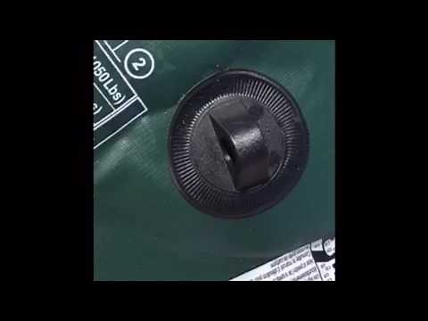 deflate the 4 person raft