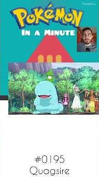 Quagsire 😌🌊🦦 | Pokédex in a Minute #pokemon #shorts #Quagsire