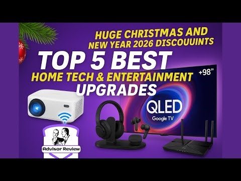 Top 5 Best Home Tech & Entertainment Upgrades 2026 Massive Holiday Deals!