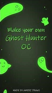 Make A Ghost Hunter OC art challenge #challenge #artchallenge #oc #characterdesign #ocartist #fyp