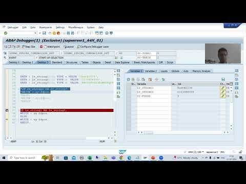 36 - ABAP Programming - String Comparison Operators - NA(Contains Not Any)