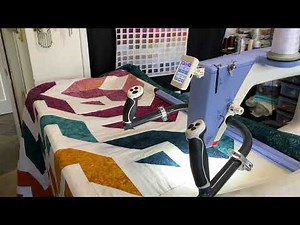 Making Big Quilts in a Small Space Loading A Quilt on the Cutie Frame