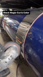 How do you polish stainless steel? Our Black Magic metal polish combined with a stiff orange mill treat at a 6000 RPM has the cutting power to finish this stainless #metalpolishing #metalfinishing #detailing #trucking #bigrig | Renegade Products USA