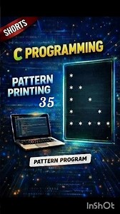 Hollow Right Triangle Star Pattern| Pattern Printing-35 | #shorts #coding #cprogramming #viral