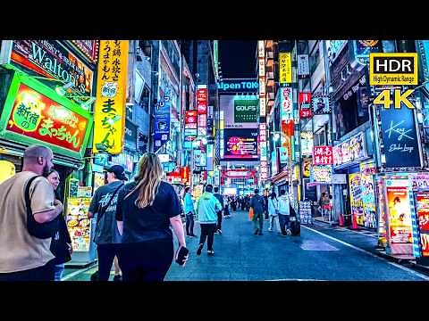 Tokyo, Japan 🇯🇵 | Shinjuku 新宿 Golden Hour to Neon Night Walk (3h36m, 4K60 HDR, Immersive Stereo)