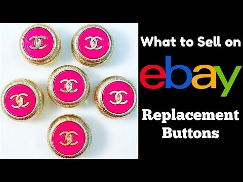 Make Money Selling Replacement Buttons on eBay
