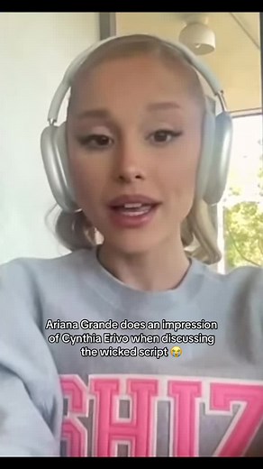 Ariana Grande's Hilarious Cynthia Erivo Impression