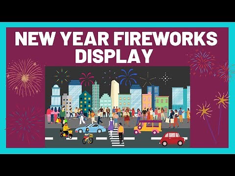 HOW TO MAKE A FIREWORKS DISPLAY IN CANVA