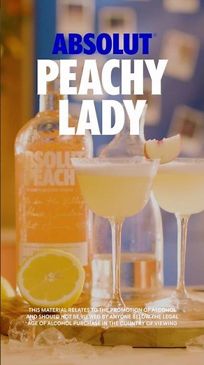 How to Make a Peachy Lady #vodkacocktails #drinks #drinkrecipes