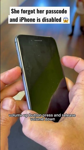 Can’t remember your #passcode& #iphone is #disabled ?Here’s how you #unlock it😎 #shorts #apple #ios