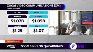 Zoom stock falls despite Q4 earnings beat