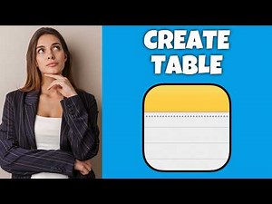 How To Create A Table On Notes App (Mac) | Step By Step Guide - Notes App Tutorial