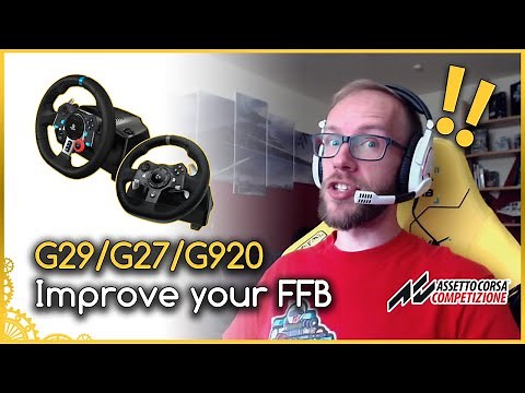 How to improve Force Feedback in ACC on Logitech G29/G27/G920