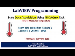 Data Acquisition | How to measures Temperature | NI DAQmx Task