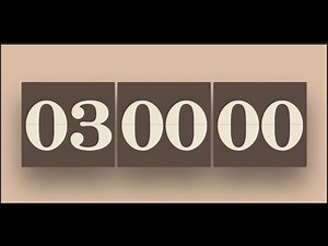 3 Hour Study Timer with Alarm | Deep Focus & Productivity Countdown with End signal⏳