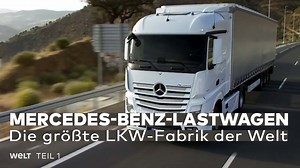 Mit über 11.000 Mitarbeitern ist das Mercedes-Benz-Werk in Wörth die größte LKW-Fabrik auf der Welt. Jeden Tag laufen hier mehr als 400 voll fahrtüchtige Lastkraftwagen vom Band | WELT