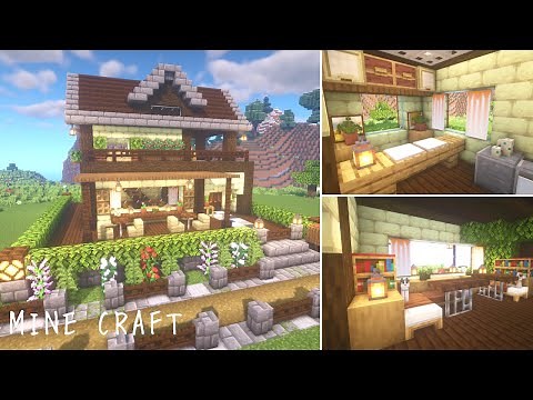 【マイクラ建築】猫カフェの作り方【Minecraft】How to Build a Cat Cafe
