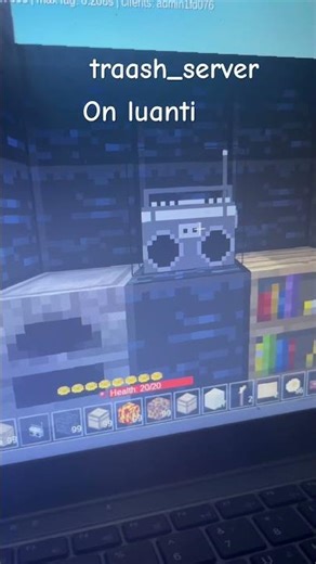 Luanti | formerly Minetest | traash_server | new server | almost like anarchy | #art #luanti